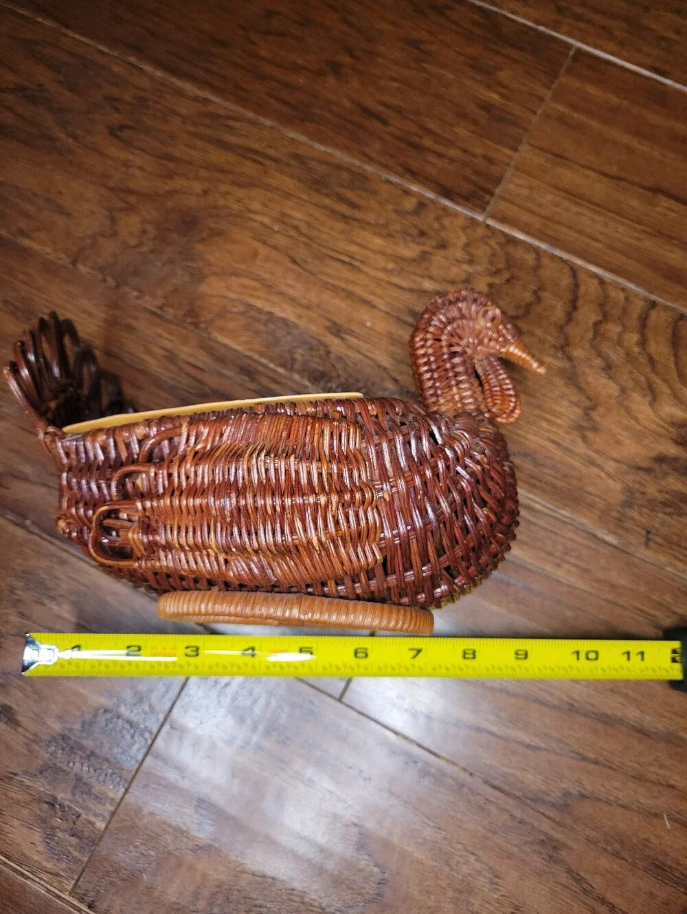 Vintage Turkey Basket With Insert